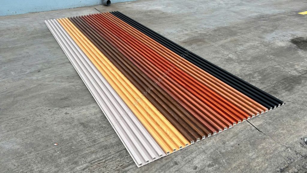 Lam sóng nhựa giả gỗ - Vật liệu ốp tường trần xu hướng được nhiều người yêu thích