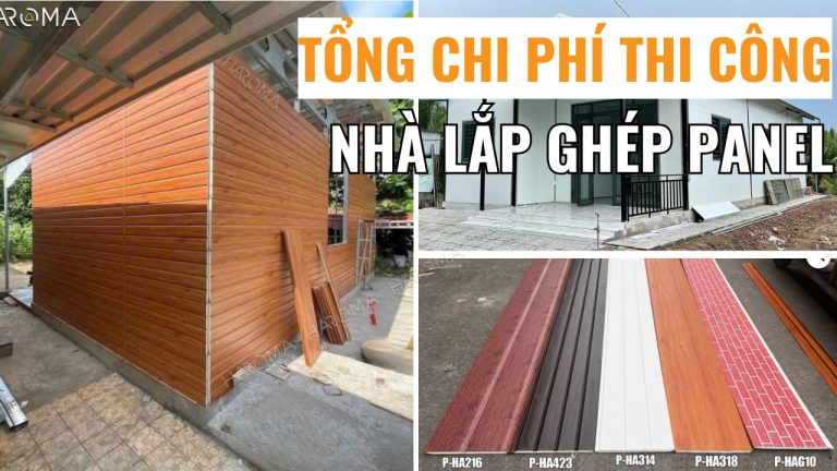 Tổng chi phí thi công nhà lắp ghép panel chi tiết và chuẩn xác 
