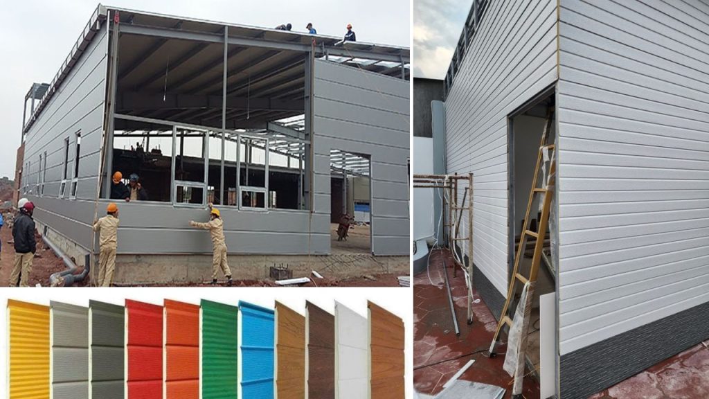 Tấm panel cách nhiệt ốp tường nhà xưởng