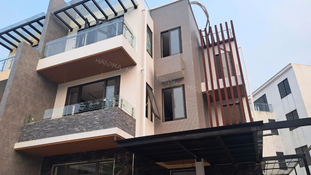 Ứng dụng tấm ốp mái hiên trong trang trí ngoại thất
