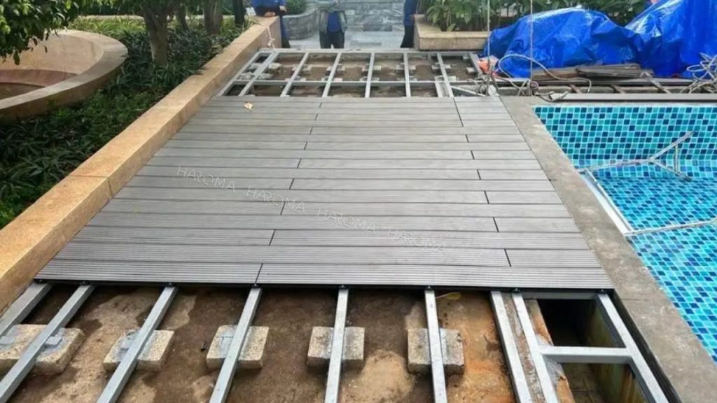 Cần đảm bảo thi công đúng khẩu độ kỹ thuật khi thi công sàn gỗ nhựa