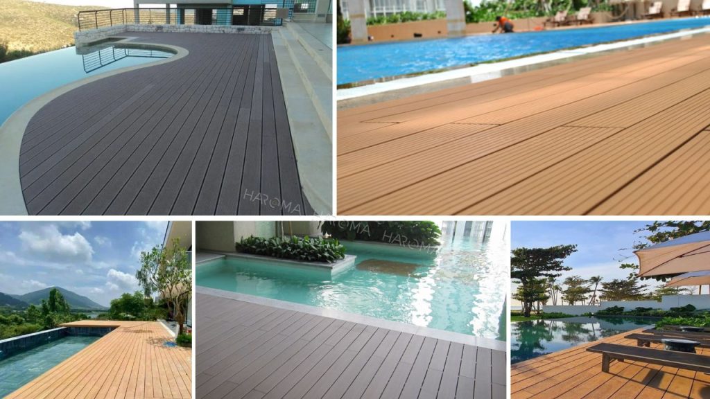 Sàn gỗ nhựa ngoài trời được ứng dụng linh hoạt trong trang trí ngoại thất