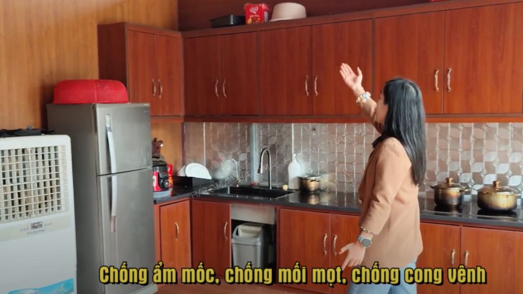 Công trình sử dụng tấm nhựa ốp tường trần nano thực tế