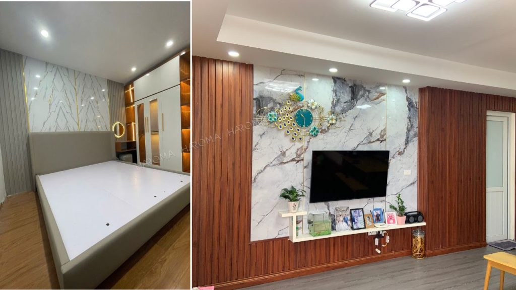 Tấm nhựa giả đá PVC - Vật liệu ốp tường xu hướng sở hữu thiết kế sang trọng