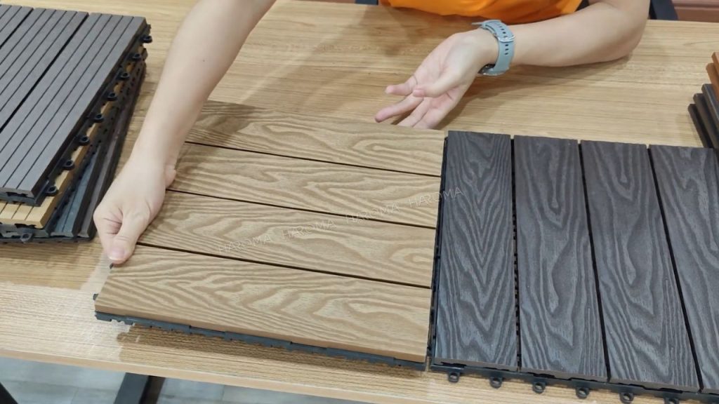 Vỉ sàn gỗ nhựa ngoài trời 