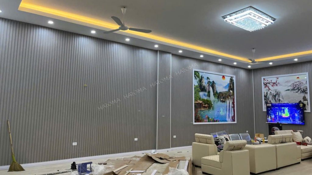 Lam sóng - Vật liệu ốp tường được nhiều người yêu thích