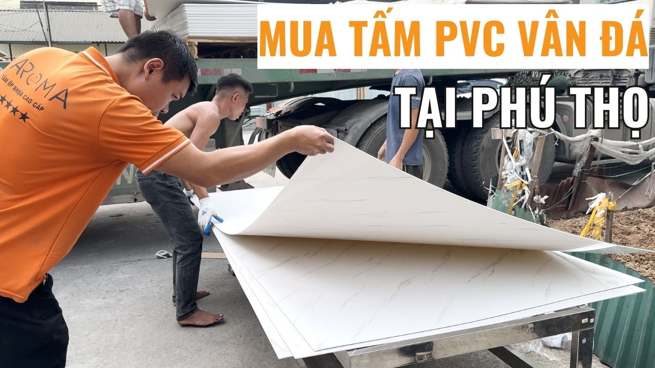 Mua tấm PVC vân đá tại Phú Thọ chất lượng cao, giá hợp lý
