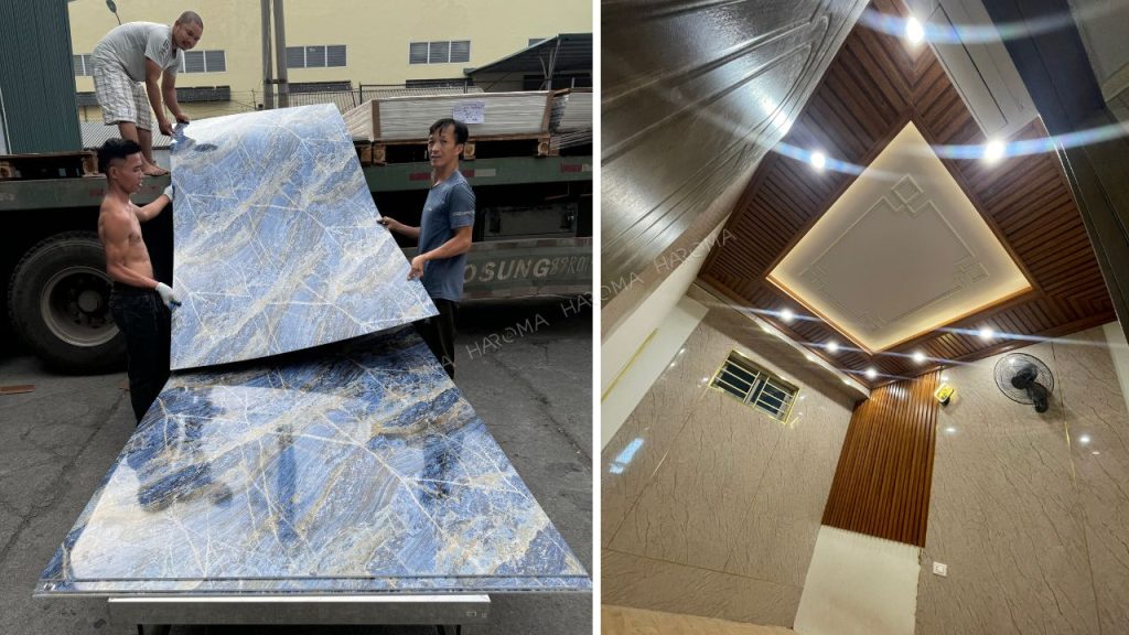 Kinh nghiệm lựa chọn tấm PVC vân đá chất lượng