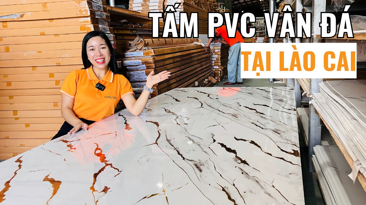 Tấm PVC vân đá tại Lào Cai - Mua đâu vừa đẹp, vừa bền lại không lo ảo giá?