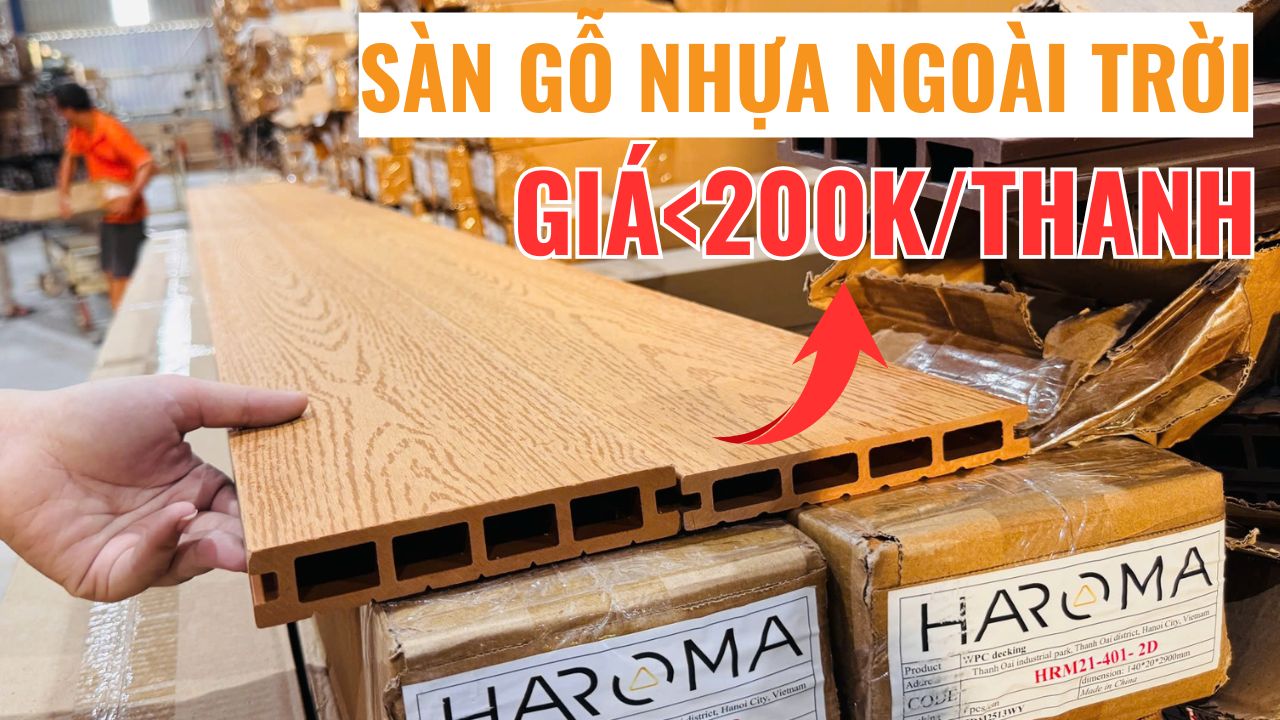 Báo giá sàn gỗ nhựa ngoài trời giá rẻ
