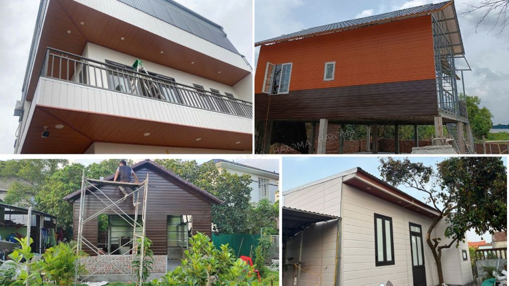 Ứng dụng tấm panel Haroma ốp tường