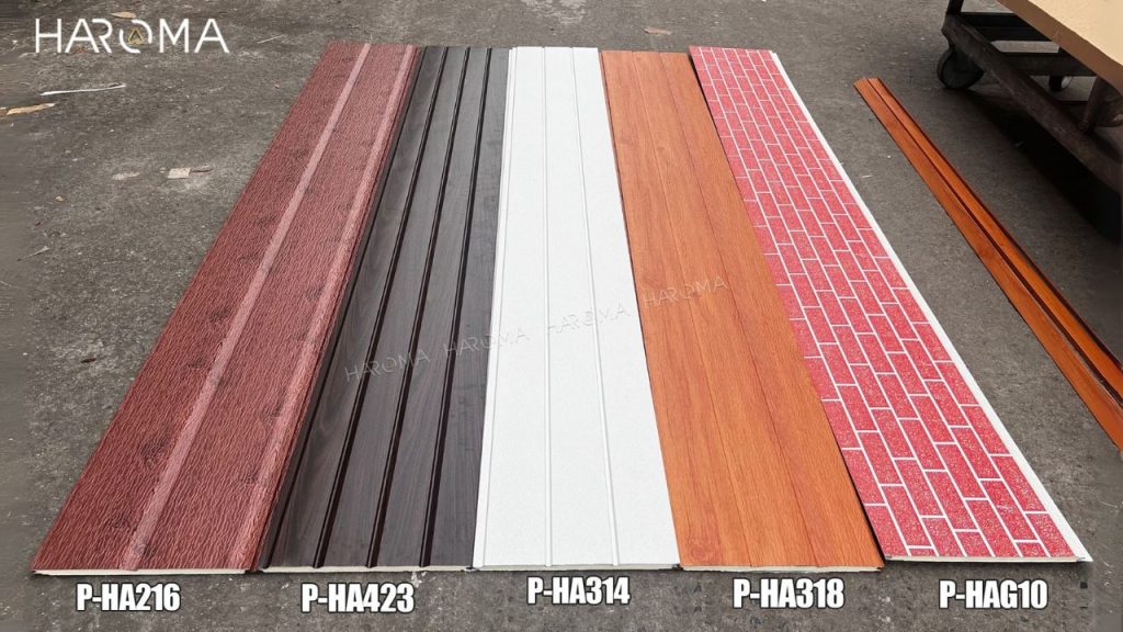 Tấm Panel tôn xốp Haroma sở hữu mẫu mã đa dạng