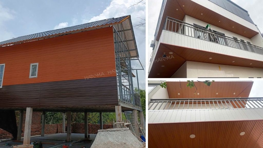 Vách panel cách nhiệt Haroma được ứng dụng linh hoạt trong trang trí nhà