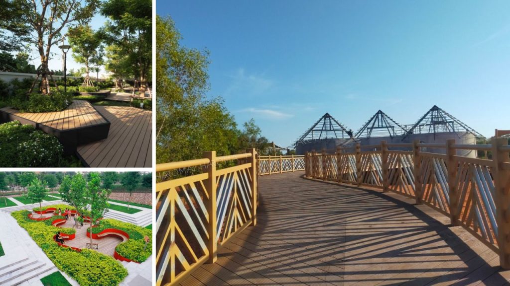 Ứng dụng sàn gỗ nhựa ngoài trời trong trang trí khu vui chơi trẻ em