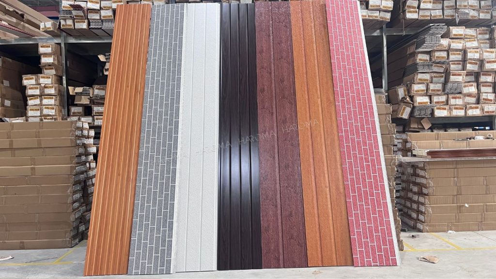 Tấm panel tôn xốp Haroma sở hữu mẫu mã đa dạng