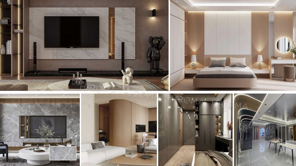 Ứng dụng tấm ốp than tre trong trang trí nội thất