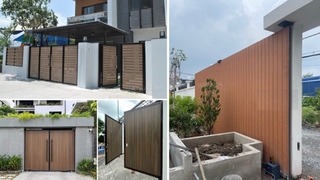 Ứng dụng gỗ nhựa ngoài trời trong trang trí ngoại thất