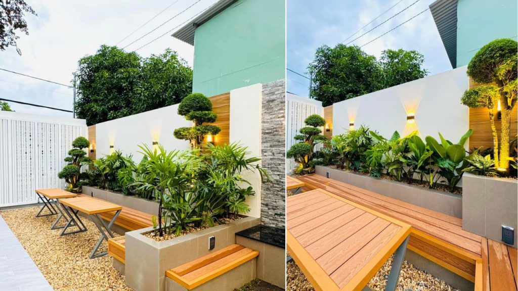 Lựa chọn gỗ nhựa ngoài trời trong trang trí homestay