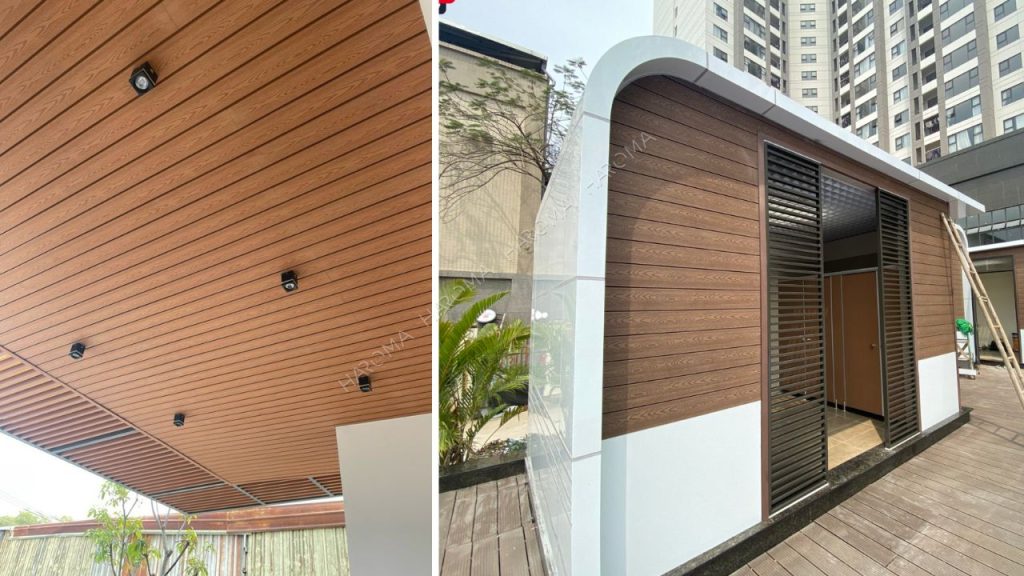 Gỗ nhựa ngoài trời có độ bền cao cùng khả năng chống chịu mưa nắng cực tốt