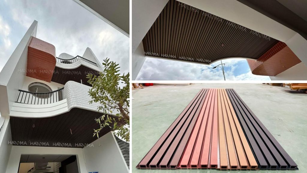 Ứng dụng gỗ nhựa ngoài trời trang trí ngoại thất