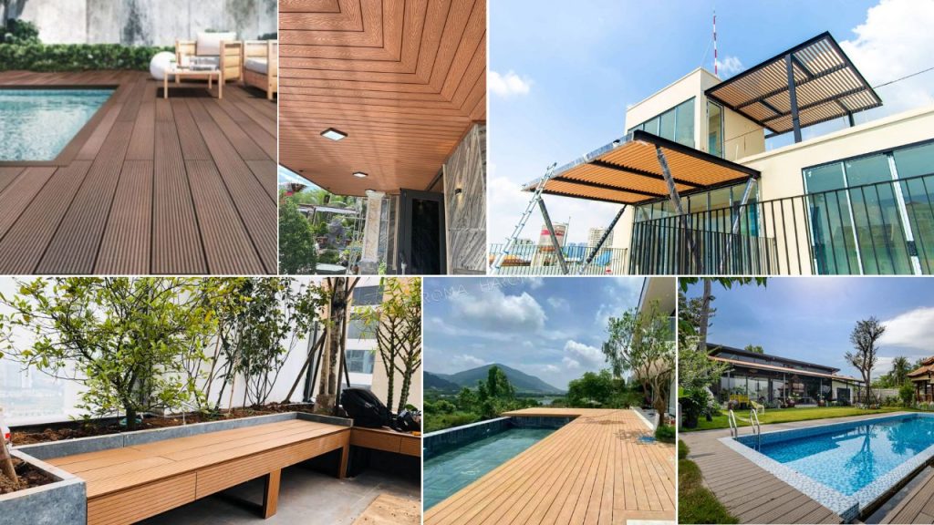 Ứng dụng gỗ nhựa ngoài trời tại Cao Bằng