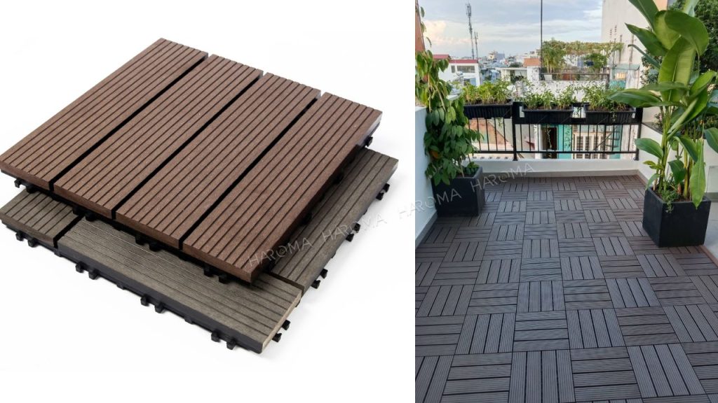 Tìm hiểu đặc điểm vỉ sàn gỗ nhựa ngoài trời