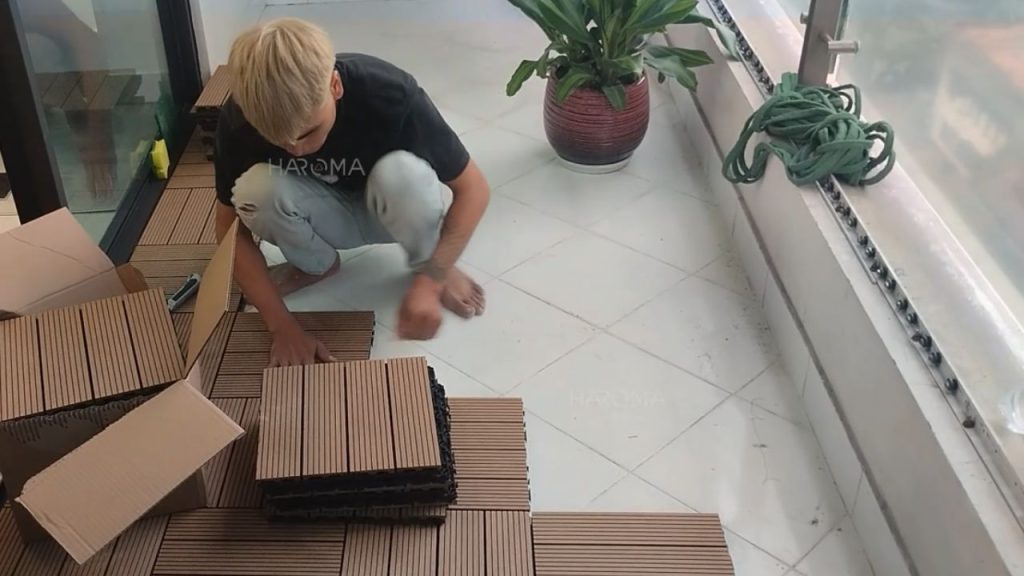 Hướng dẫn thi công vỉ sàn gỗ nhựa ngoài trời đúng kỹ thuật
