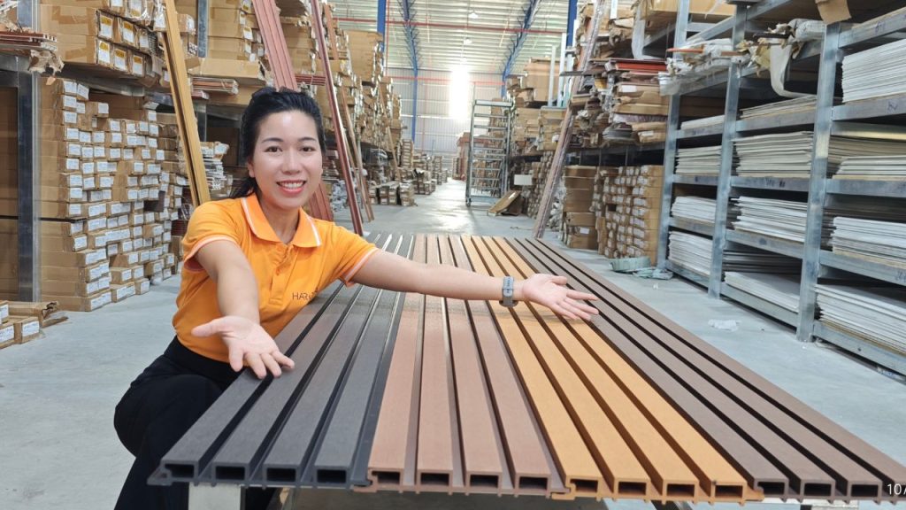 Lam sóng gỗ nhựa ngoài trời