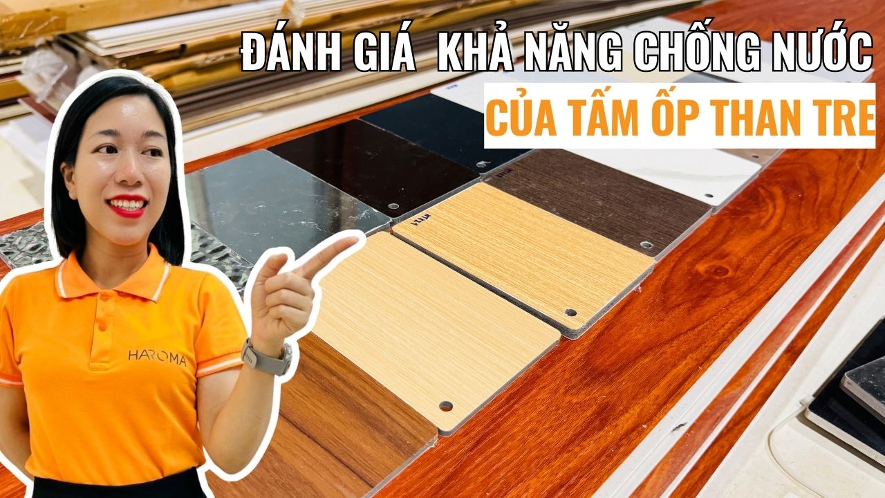 Đánh giá chi tiết về khả năng chống nước của tấm ốp than tre  