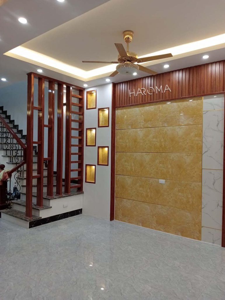 Ứng dụng tấm PVC vân đá trong trang trí nội thất