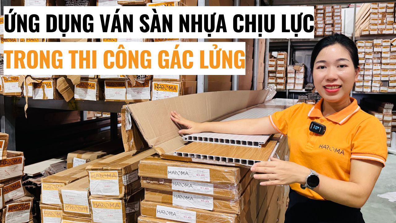 Ứng dụng ván sàn nhựa chịu lực trong thi công gác lửng hiện đại