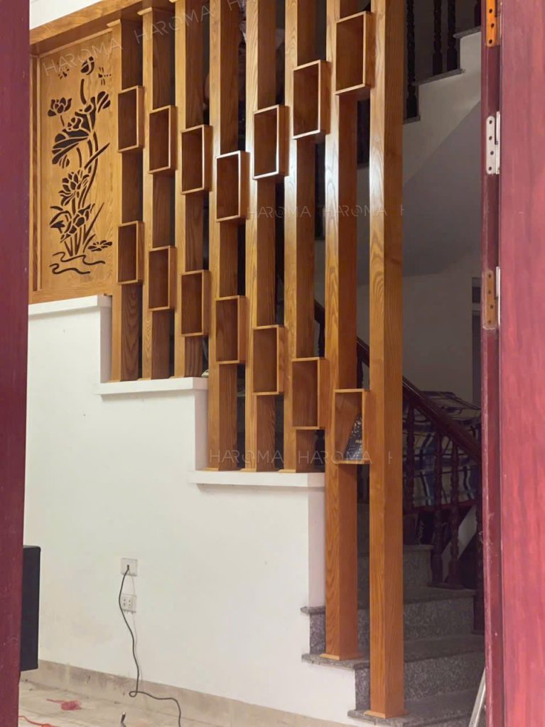 Công trình lam hộp nhựa thực tế
