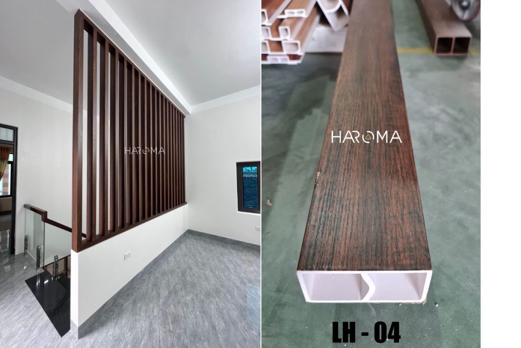 Công trình lam hộp nhựa thực tế