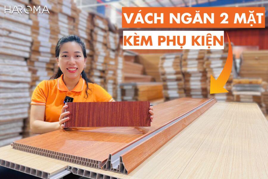 Vách ngăn 2 mặt phân chia phòng khách, phòng bếp với chi phí phải chăng nhất hiện nay