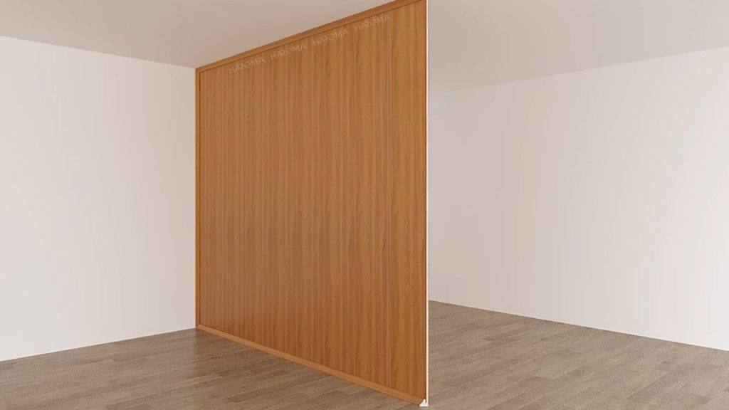 Thi công vách ngăn phòng nhanh chóng nhờ hèm khoá âm dương thông minh