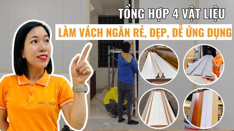 Tổng hợp 4 vật liệu làm vách ngăn rẻ, đẹp, dễ ứng dụng nhất năm 2026
