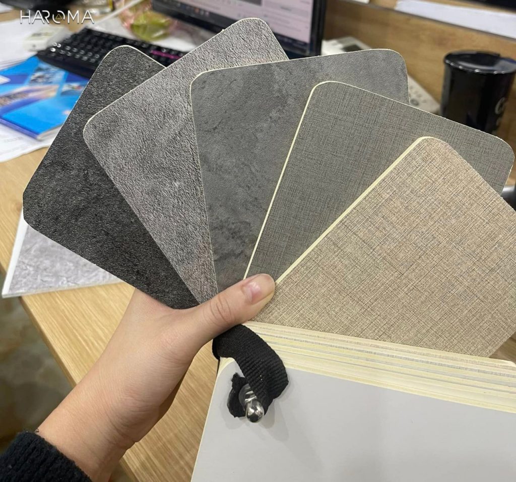 Tấm ốp than tre vân xi măng ốp tường trang trí nội thất