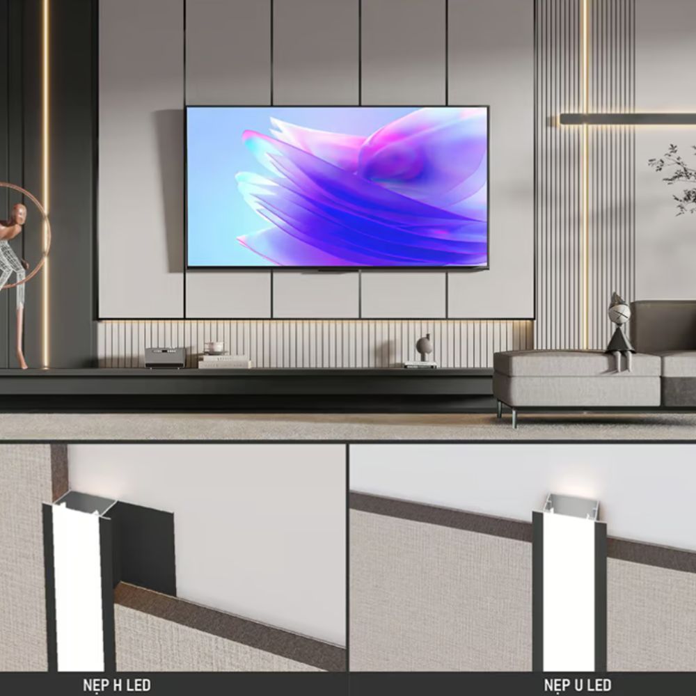 Nẹp nối T, H, U giúp nối và tạo điểm nhấn cho không gian