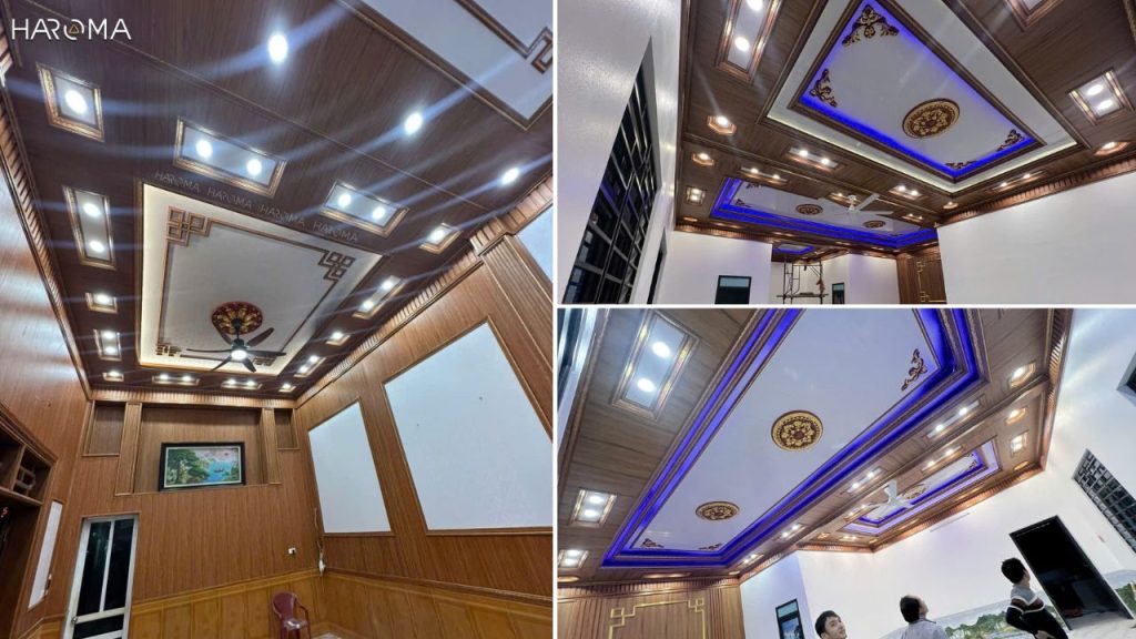 Trần nhựa là xu hướng trang trí nội thất được nhiều người lựa chọn
