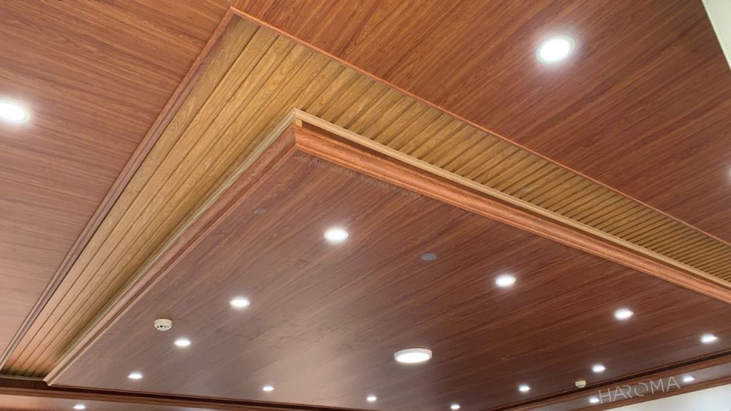 Trần nhựa nano là xu hướng trang trí xu hướng được đánh giá cao bởi thẩm mỹ và độ an toàn