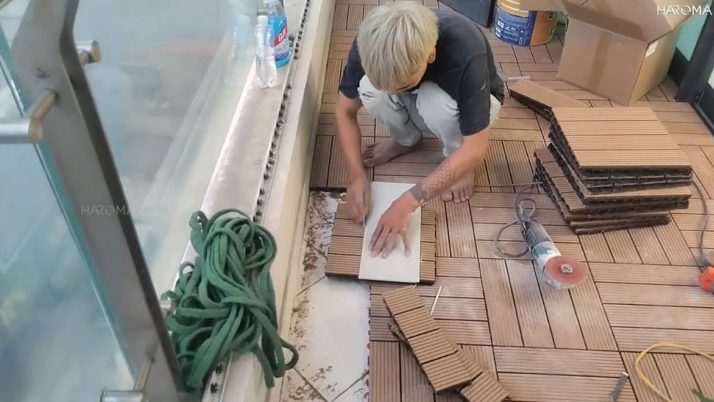 Vỉ sàn gỗ nhựa ngoài trời có độ bền cao