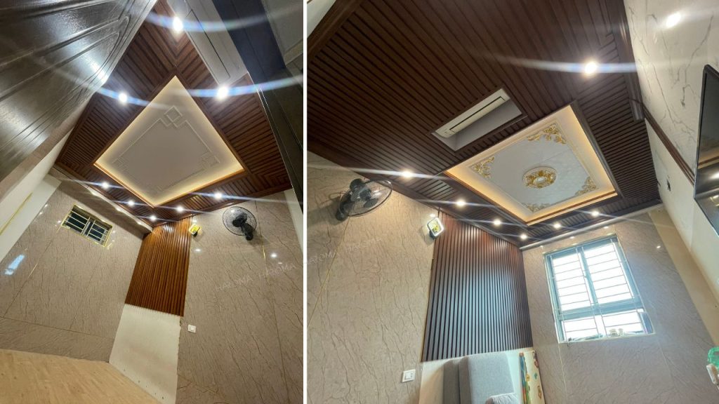 Tuỳ thuộc vào không gian thực tế mà anh chị lựa chọn vật tư phù hợp