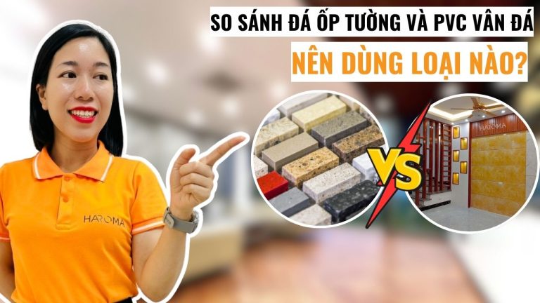 So sánh đá ốp tường và pvc vân đá: giải pháp nào tối ưu hơn cho không gian?