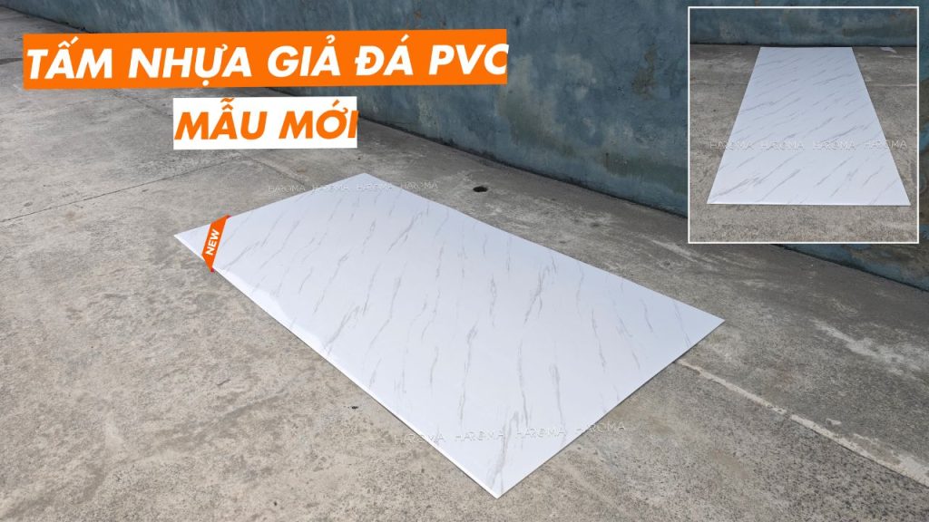 Tấm nhựa giả đá PVC vân đá kích thước 1m22x2m44