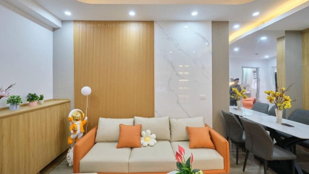 Tấm PVC vân đá - Vật liệu ốp tường trang trí nội thất sở hữu thiết kế mô phỏng vân đá tự nhiên