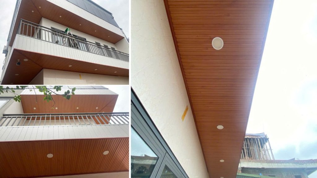 ứng dụng tấm panel trong trang trí ngoại thất