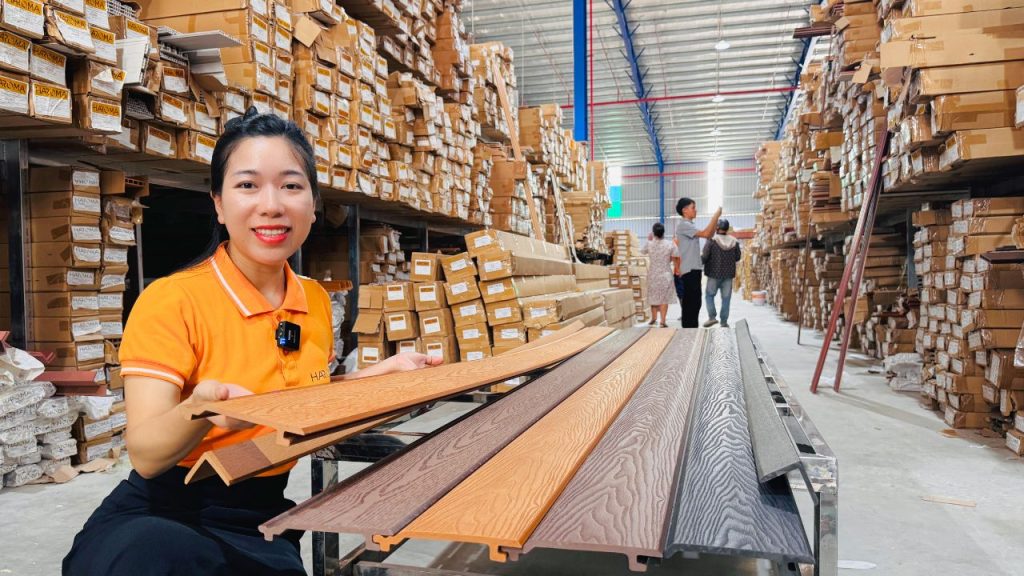 Thiết kế tấm ốp gỗ nhựa ngoài trời sở hữu vân gỗ 2D và 3D sang trọng