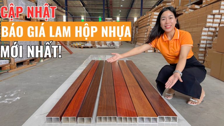 Báo giá thanh lam hộp nhựa giả gỗ dựng vách ngăn phòng mới nhất!
