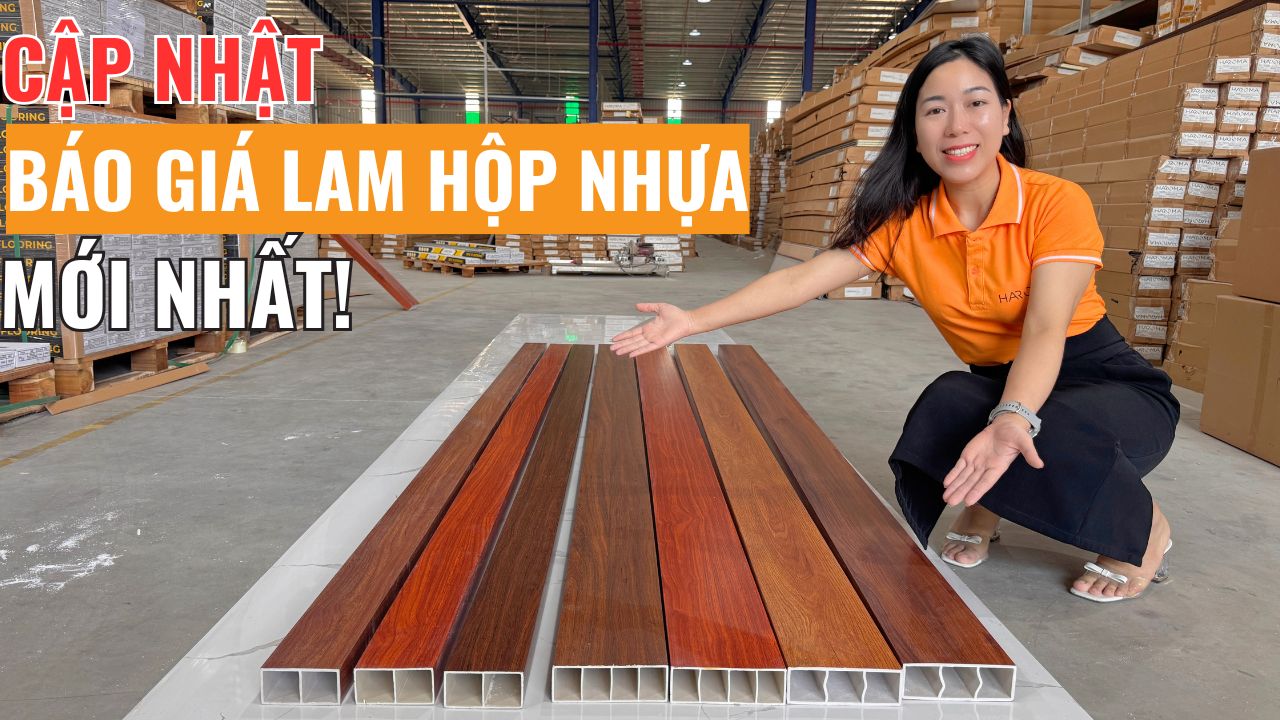 Báo giá thanh lam hộp nhựa giả gỗ dựng vách ngăn phòng mới nhất!