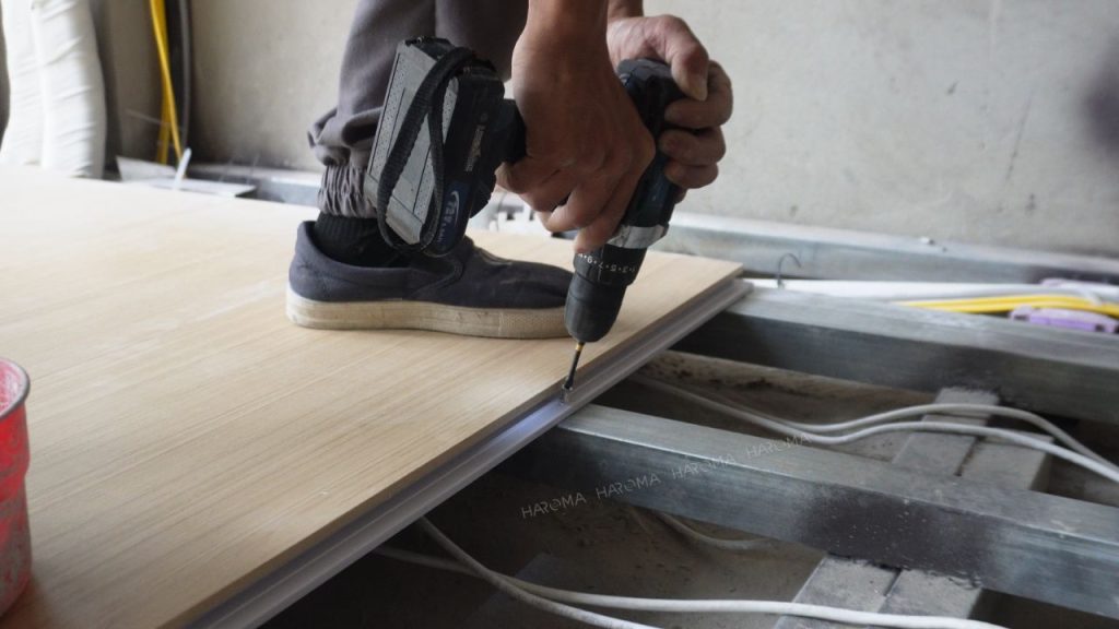 Thi công sàn nhựa chịu lực làm gác lửng gác xép